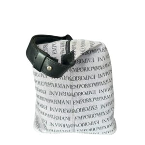 Bolsa Emporio Armani Tecido Lilás - Imagem 2