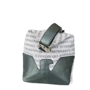 Bolsa Emporio Armani Tecido Lilás - Imagem 4