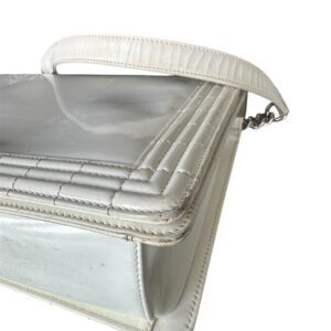 Bolsa Chanel Boy Off White - Imagem 7