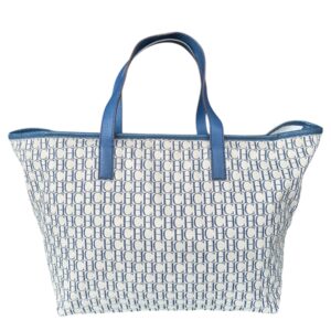 Bolsa Carolina Herrera Monogram Azul Marinho