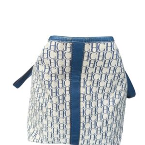Bolsa Carolina Herrera Monogram Azul Marinho - Imagem 4