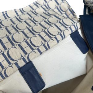 Bolsa Carolina Herrera Monogram Azul Marinho - Imagem 11