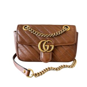 Bolsa Gucci Marmont Marrom
