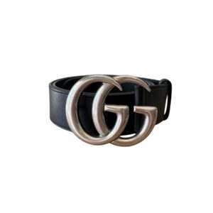 Cinto Gucci GG Preto