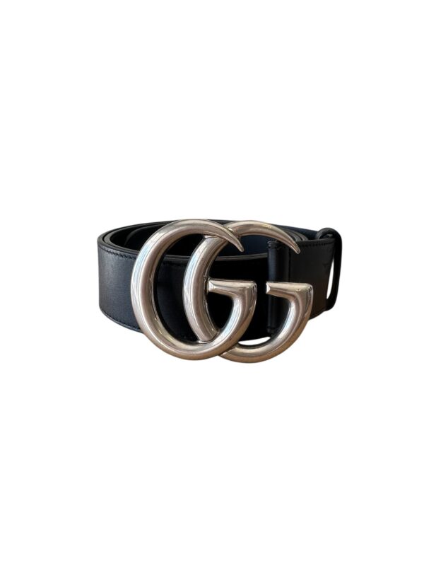 Cinto Gucci GG Preto
