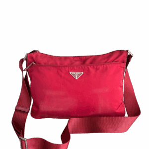 Bolsa Prada Nylon Bordô Crossbody